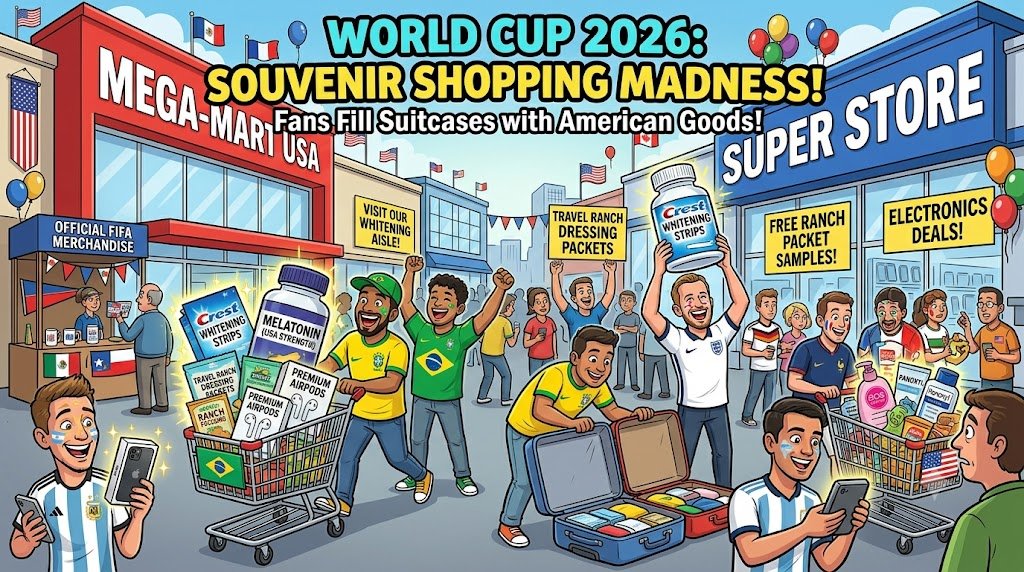World Cup Visitors Turn American Big-Box Stores Into Souvenir Stops