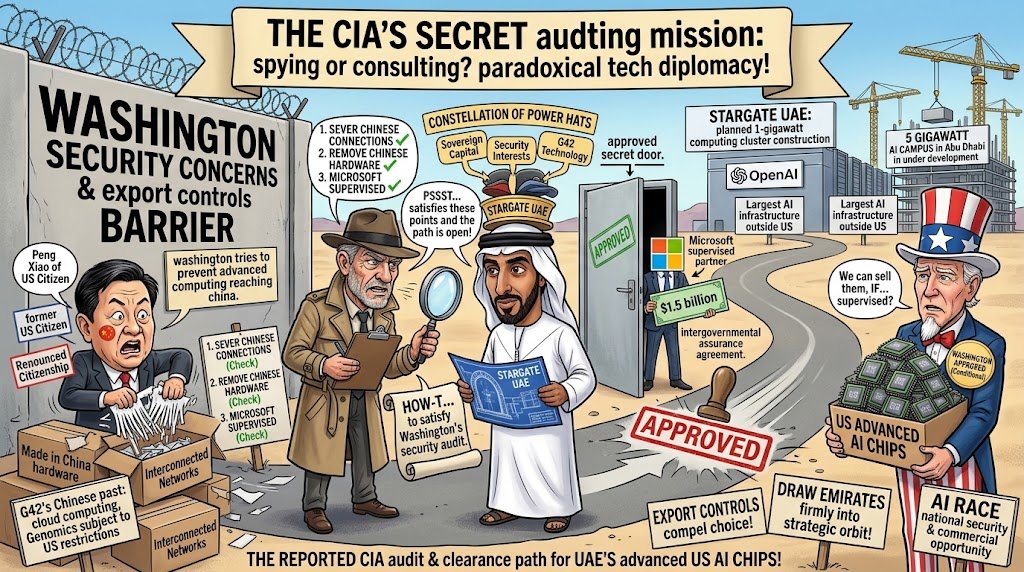 Reported CIA Mission Helped Clear the UAE’s Path to Advanced US AI Chips