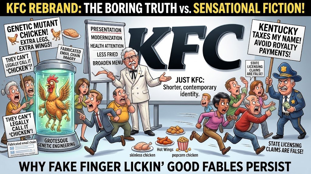Why Kentucky Fried Chicken Became KFC—and Why the False Explanations Persist