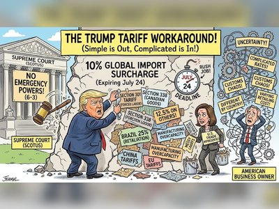 Trump Readies New Tariffs as Temporary Global Levy Nears Expiry
