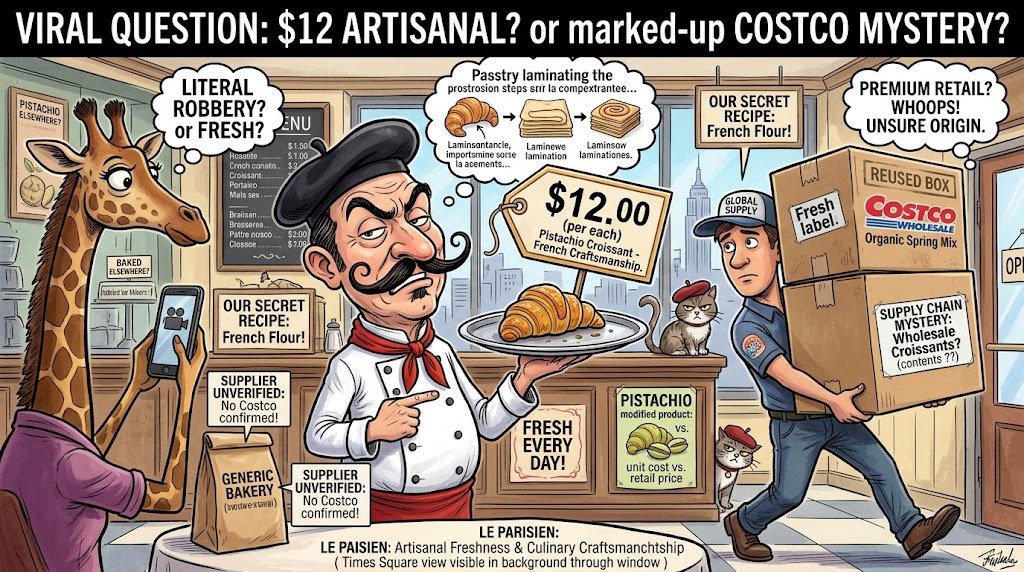 Viral Video Raises Questions Over Twelve-Dollar Croissants at Manhattan Bakery
