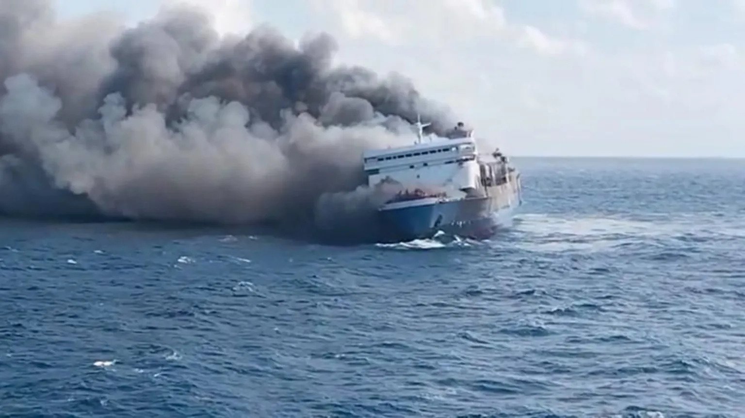 Five Dead After Ferry Fire Off East Java as Search Continues